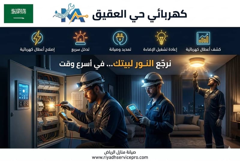 كهربائي حي العقيق
