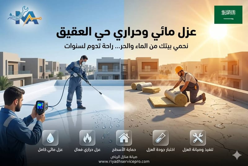 عزل أسطح حي العقيق
