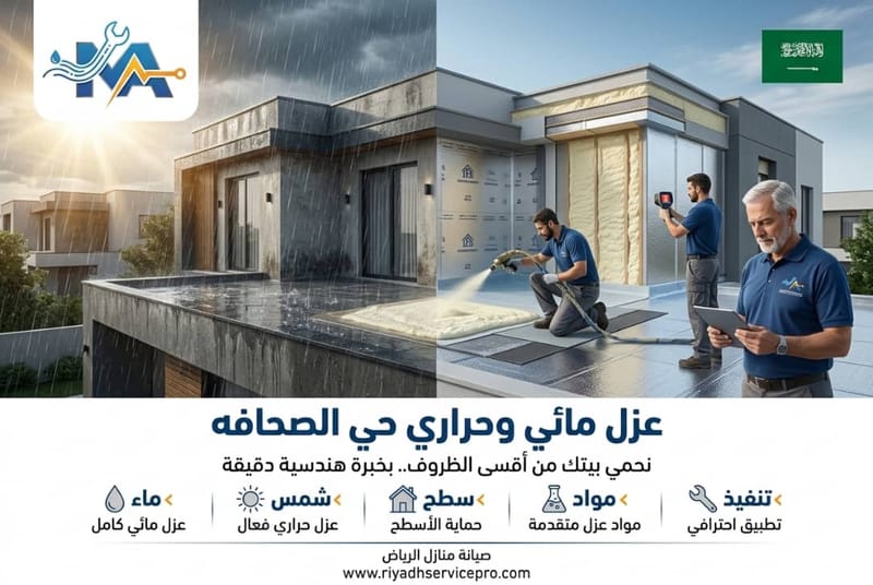 عزل أسطح حي الصحافة