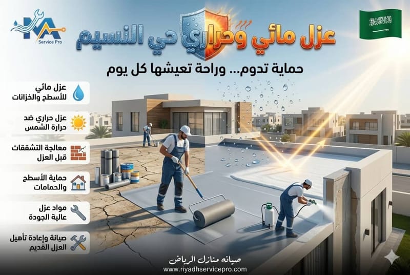 عزل أسطح حي النسيم