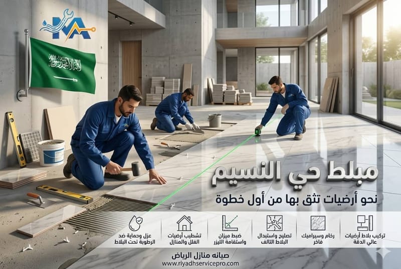 معلم بلاط وسيراميك حي النسيم