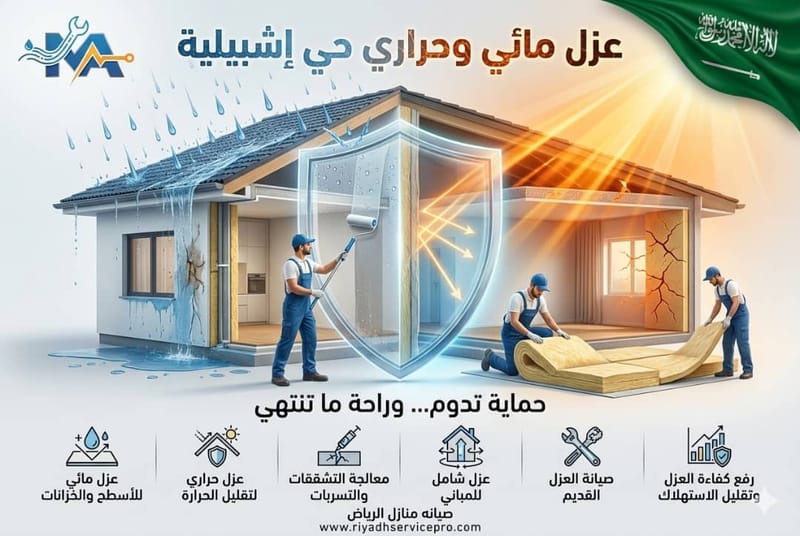 عزل أسطح حي إشبيلية