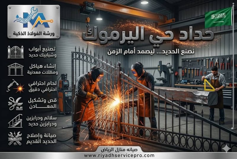 حداد أبواب حي اليرموك