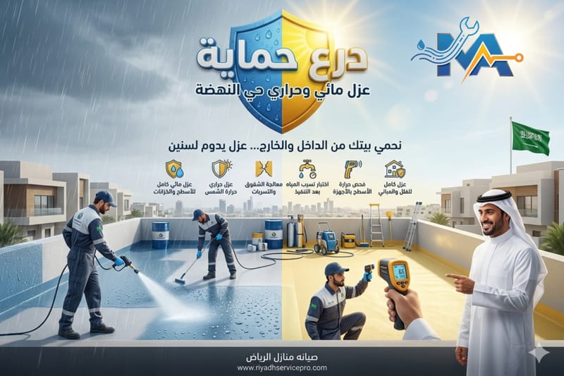 عزل أسطح حي النهضة
