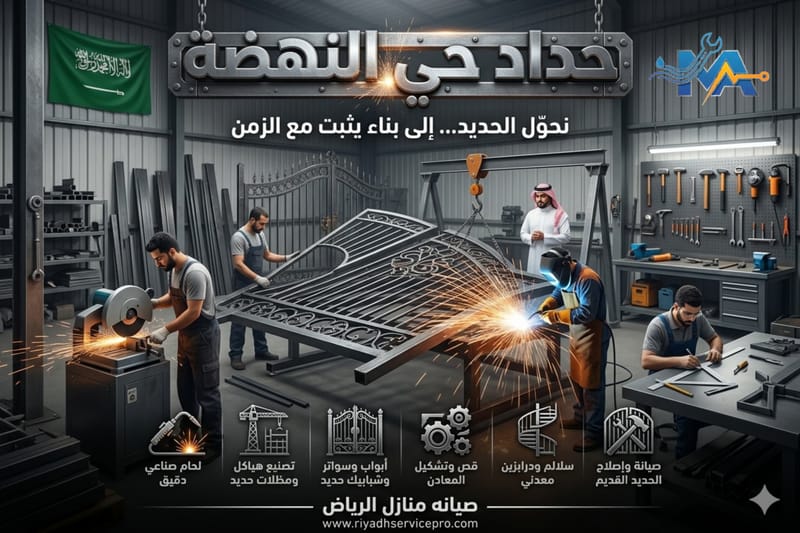 حداد أبواب حي النهضة