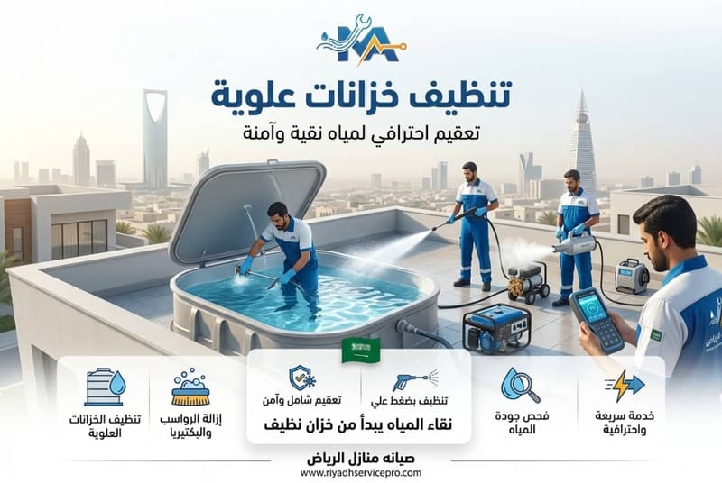 تنظيف خزانات علوية