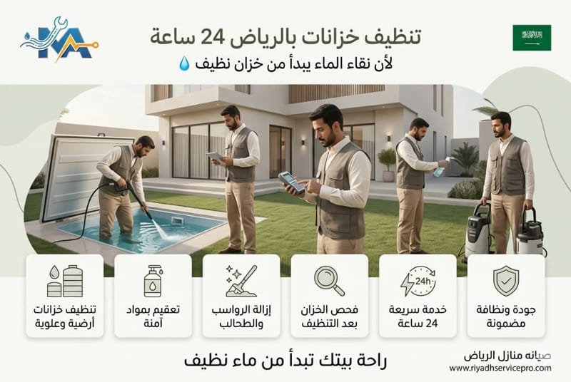 تنظيف منازل الرياض: 7 خطوات سريعة وموثوقة