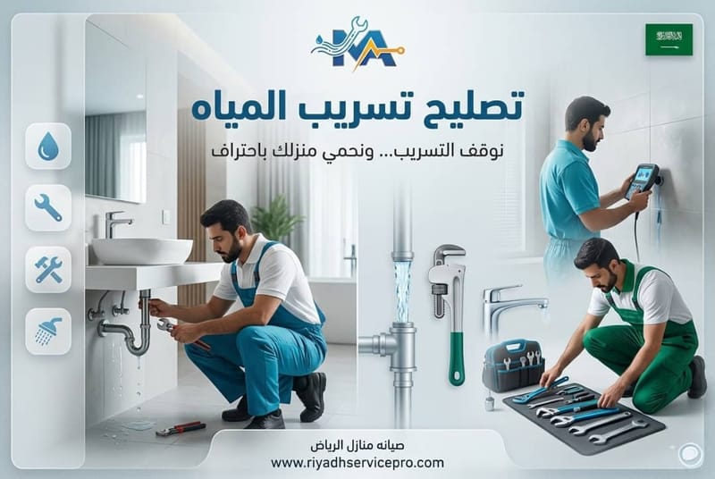 تصليح تسريب المياه المكيف