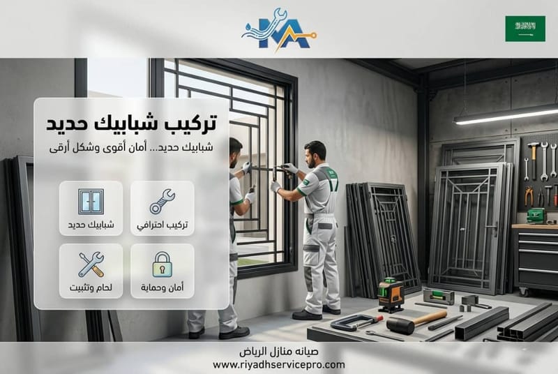 تركيب شبابيك حديد
