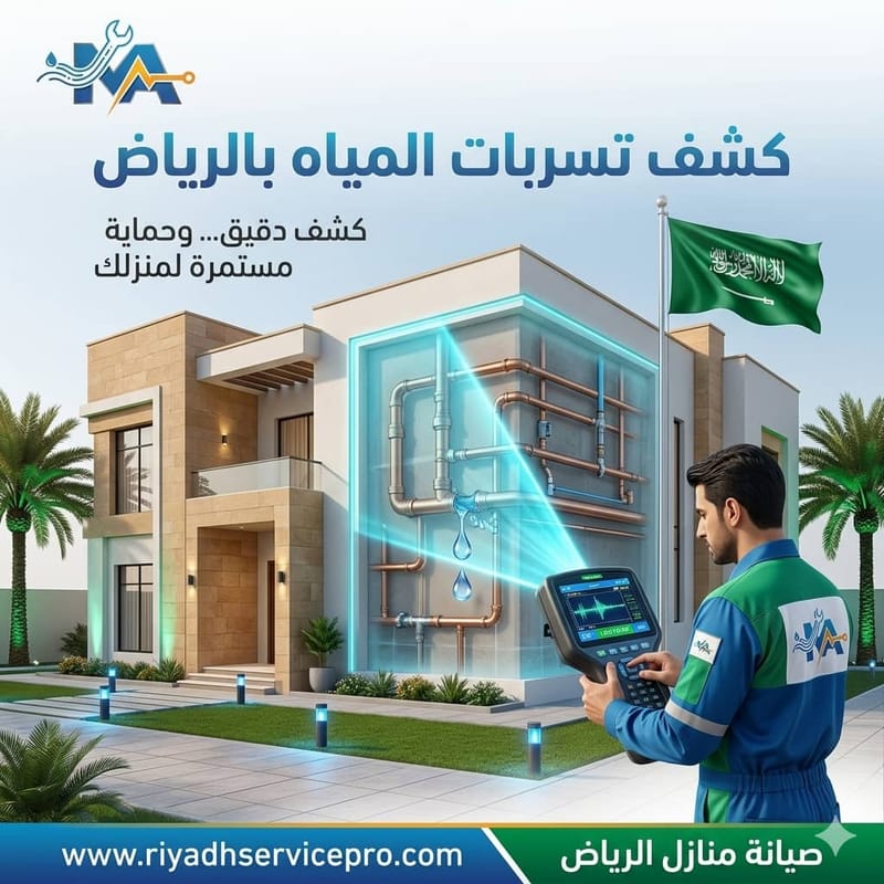 أخطاء كشف تسربات المياه في شمال الرياض