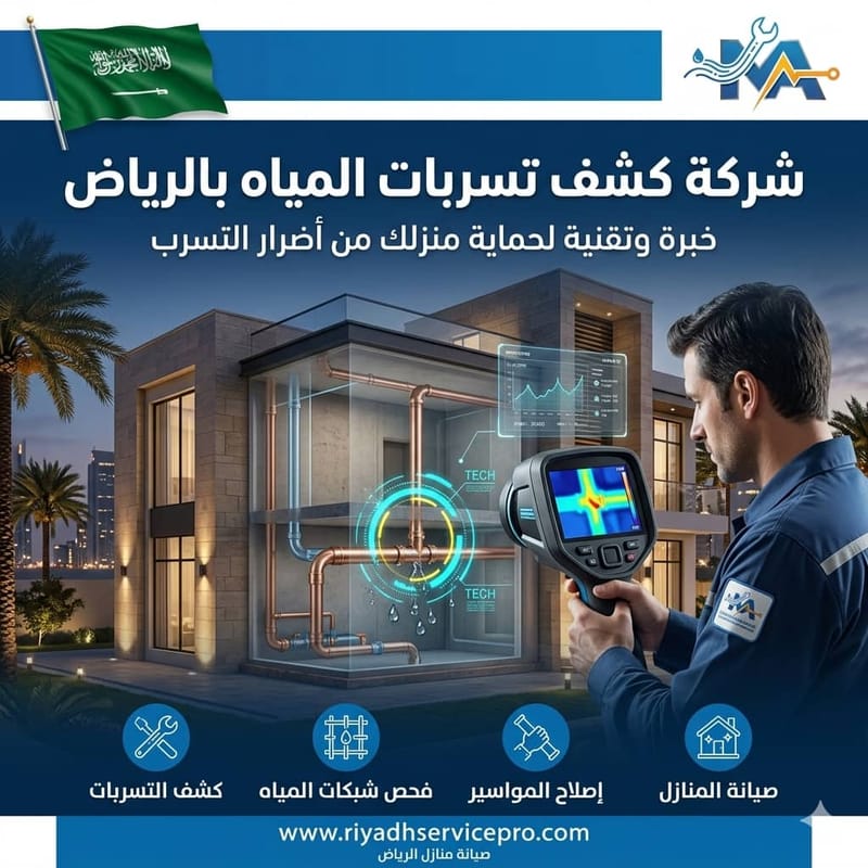 شركة كشف تسربات المياه بالرياض