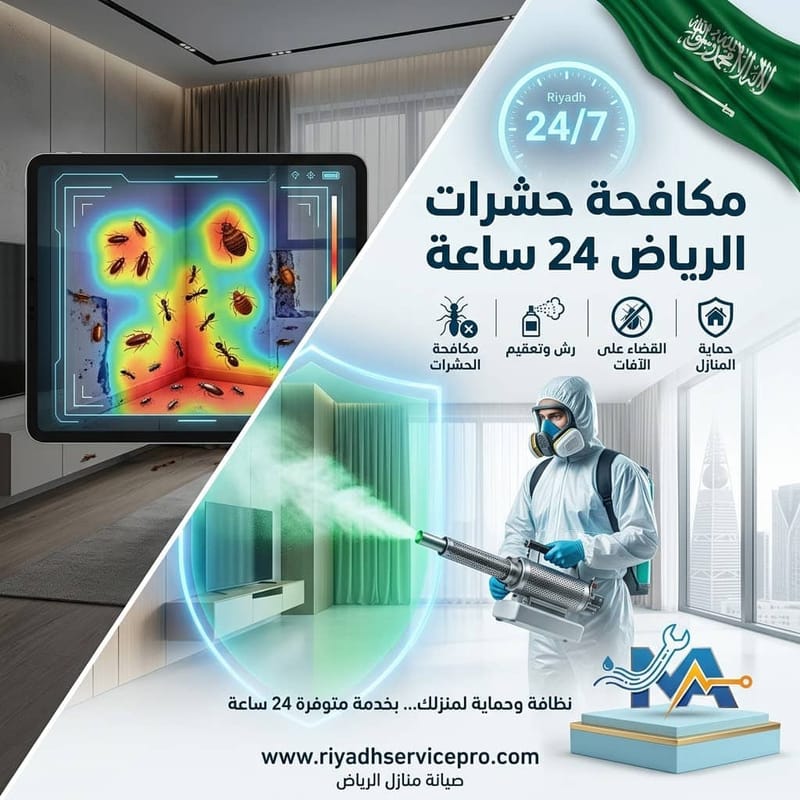 شركة مكافحة حشرات بالرياض – حلول فعالة للقضاء على جميع الحشرات