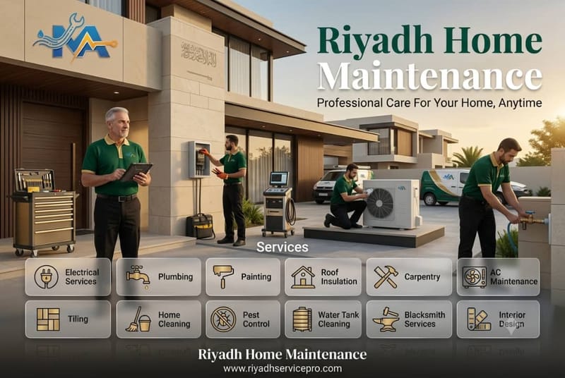 Home Maintenance North Riyadh | Al Narjis, Al Yasmin, Hittin