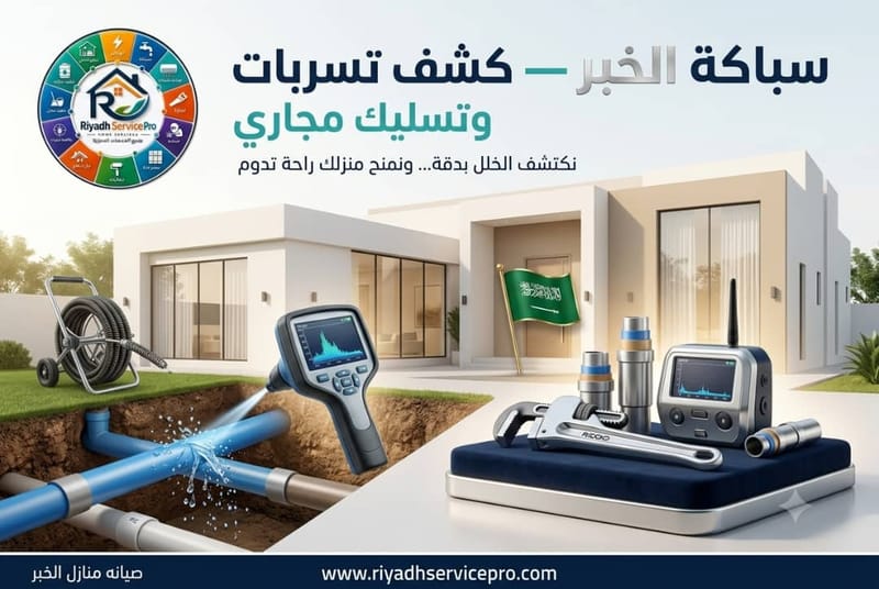 سباكة الخبر — كشف تسربات وتسليك مجاري