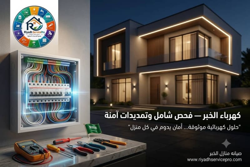 كهرباء الخبر — فحص شامل وتمديدات آمنة