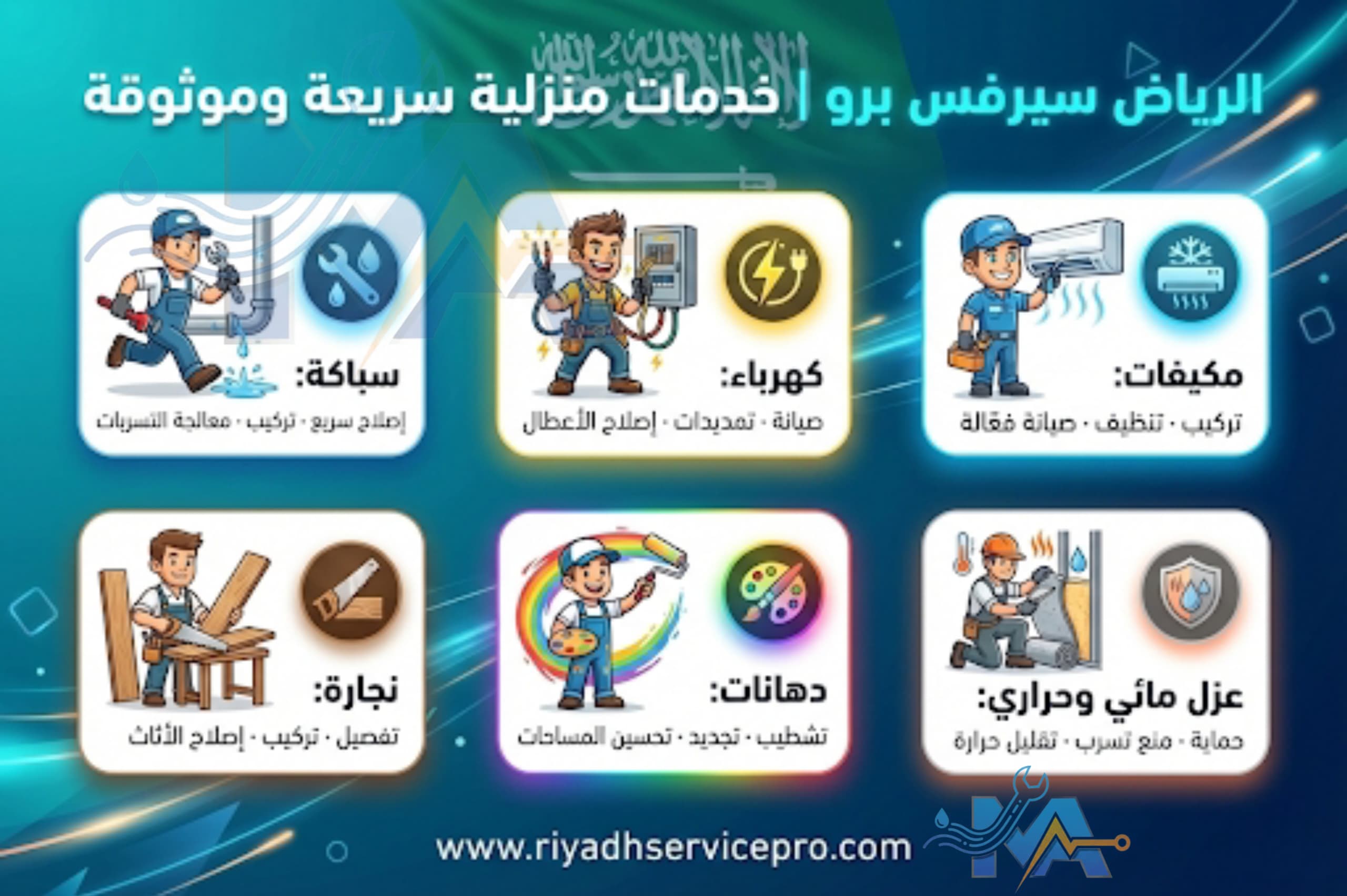 الرياض سيرفس برو متخصصون المنازل 