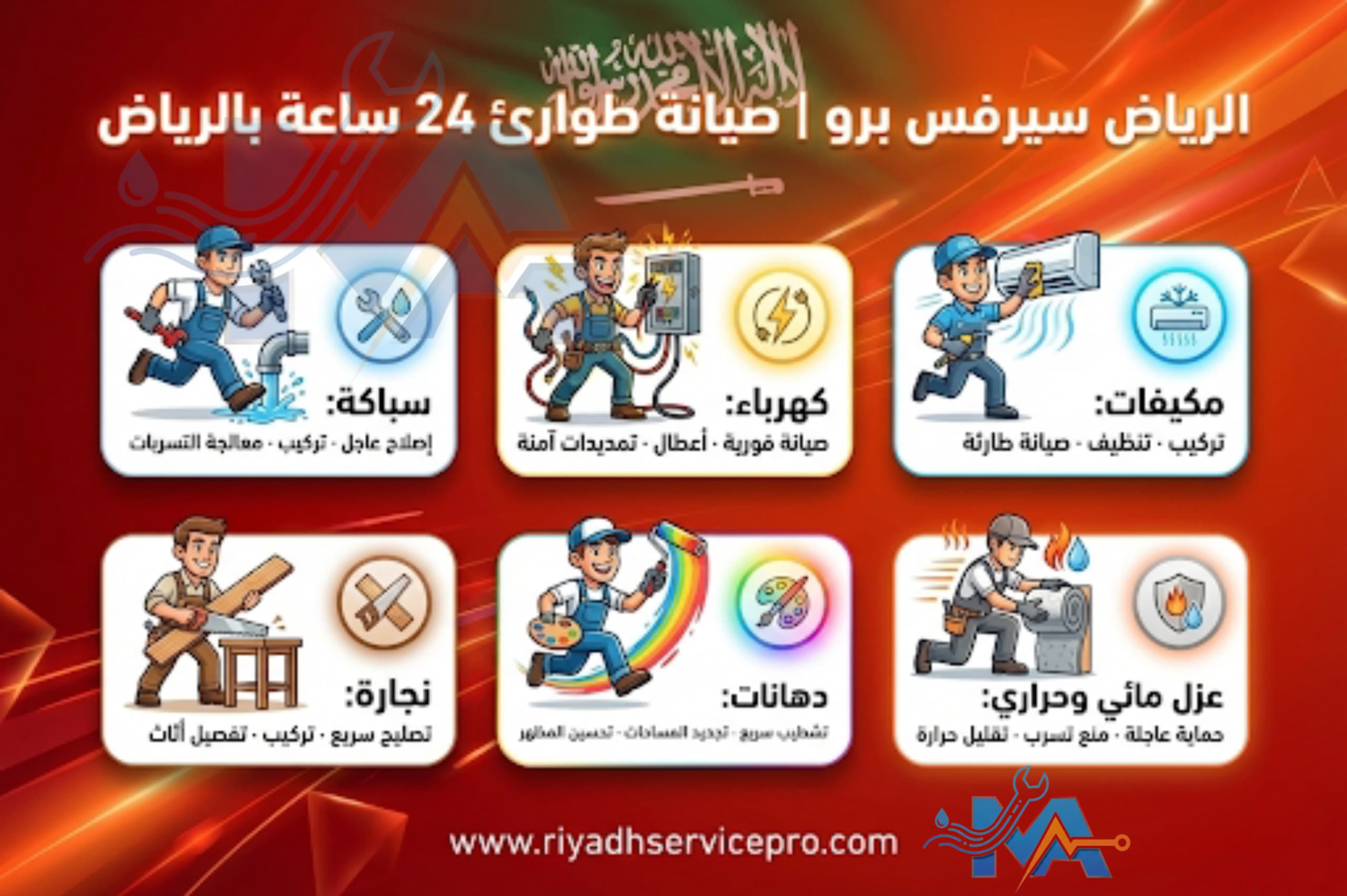 الرياض سيرفس برو متخصصون في خدمة المنازل في الرياض 