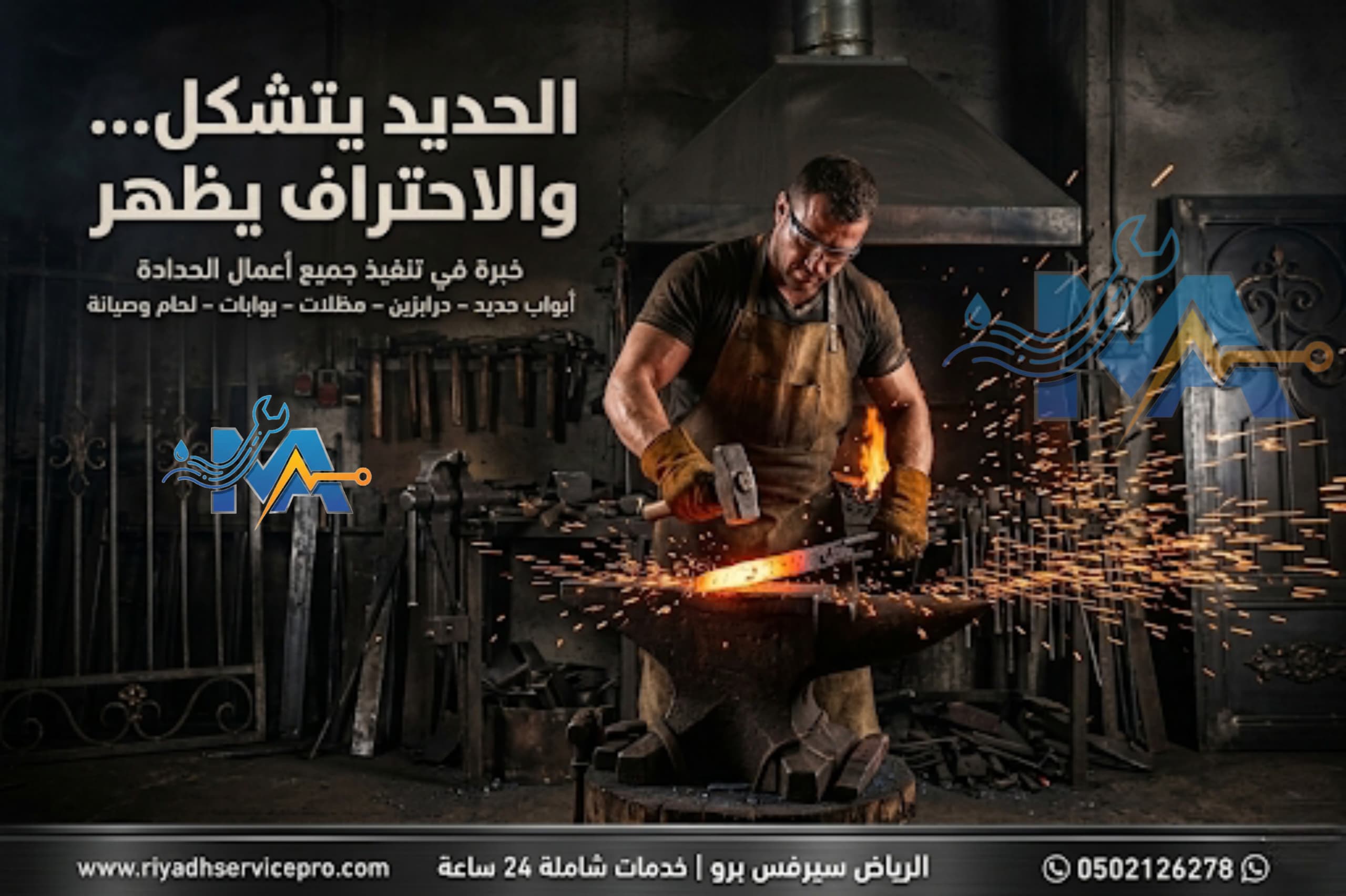 فني حداد قريب من موقعي 