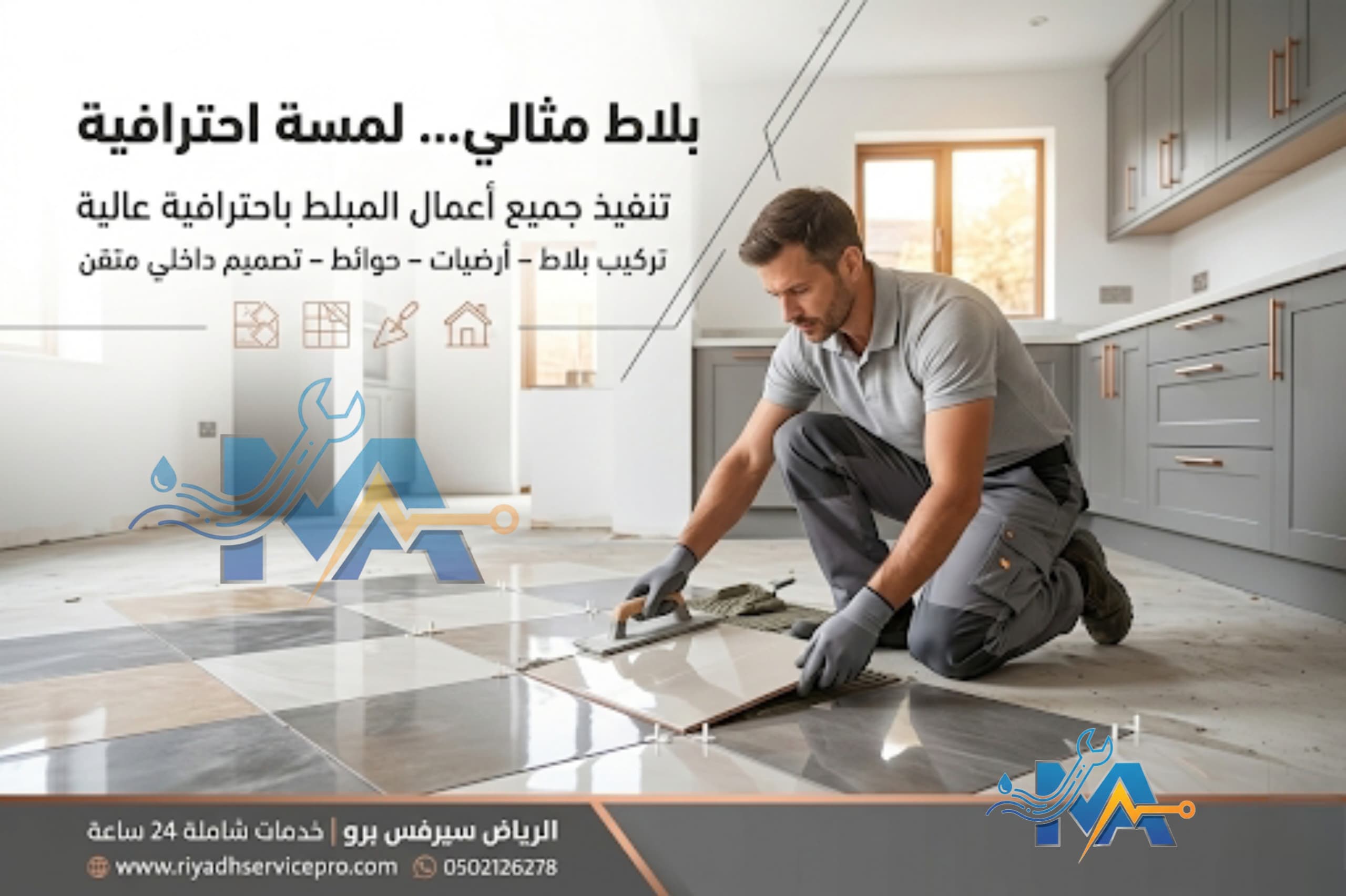 أفضل معلم بلاط في الرياض 