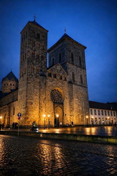 Evening in Osnabrück.