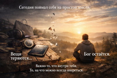 О вещах, которые не остаются.