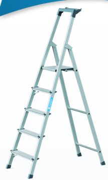 סולם תחזוקה מקצועי עם שלבים רחבים