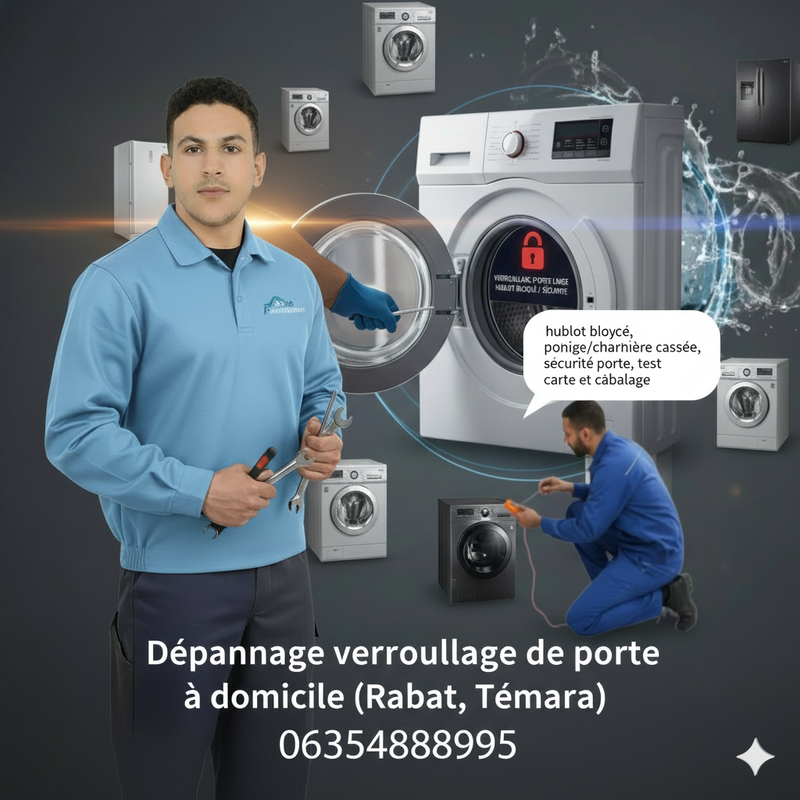 Verrouillage de porte / sécurité hublot
