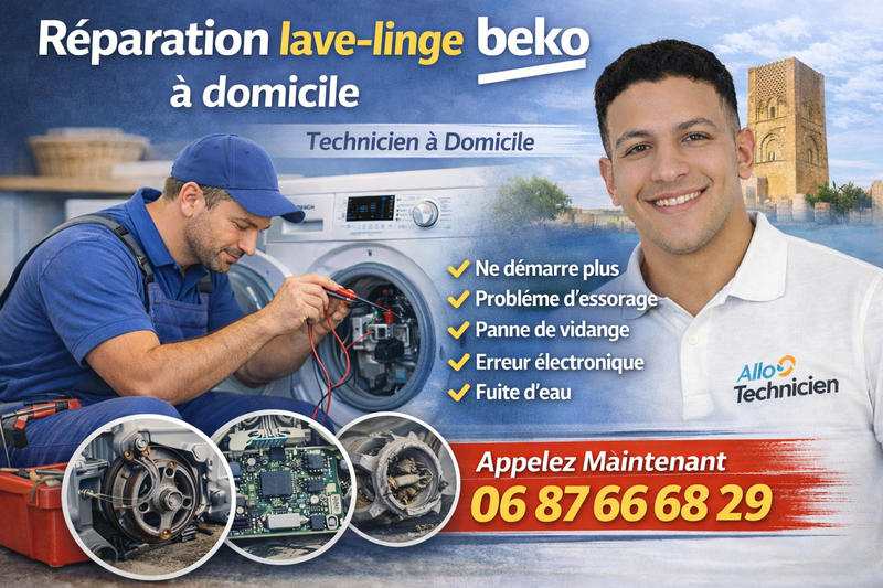 Réparation lave-linge Beko (à domicile)