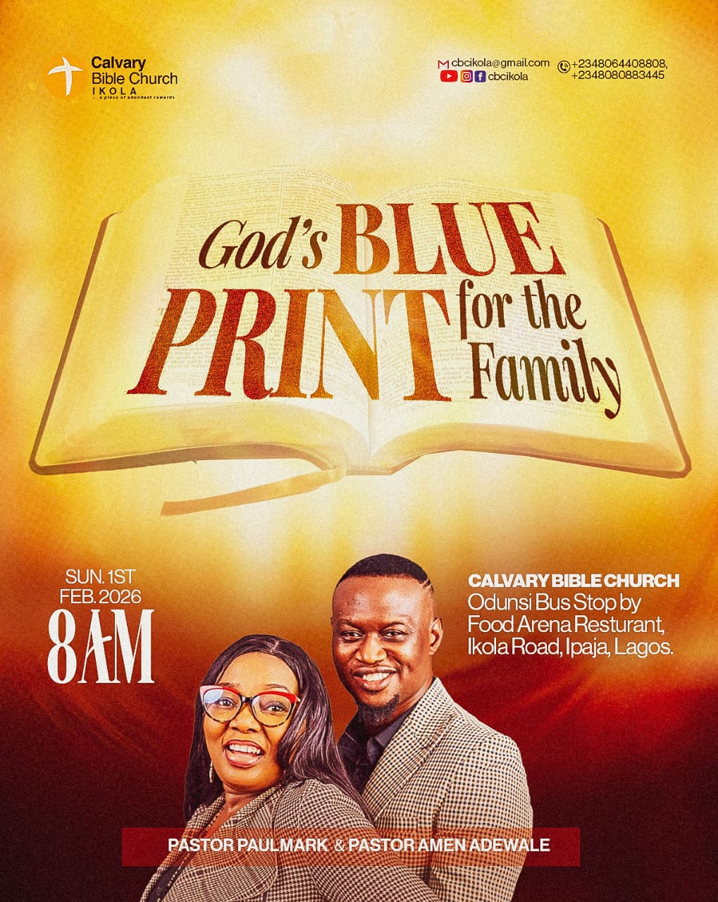 God's Blueprint For The Family - Pastor PaulMark Adewale