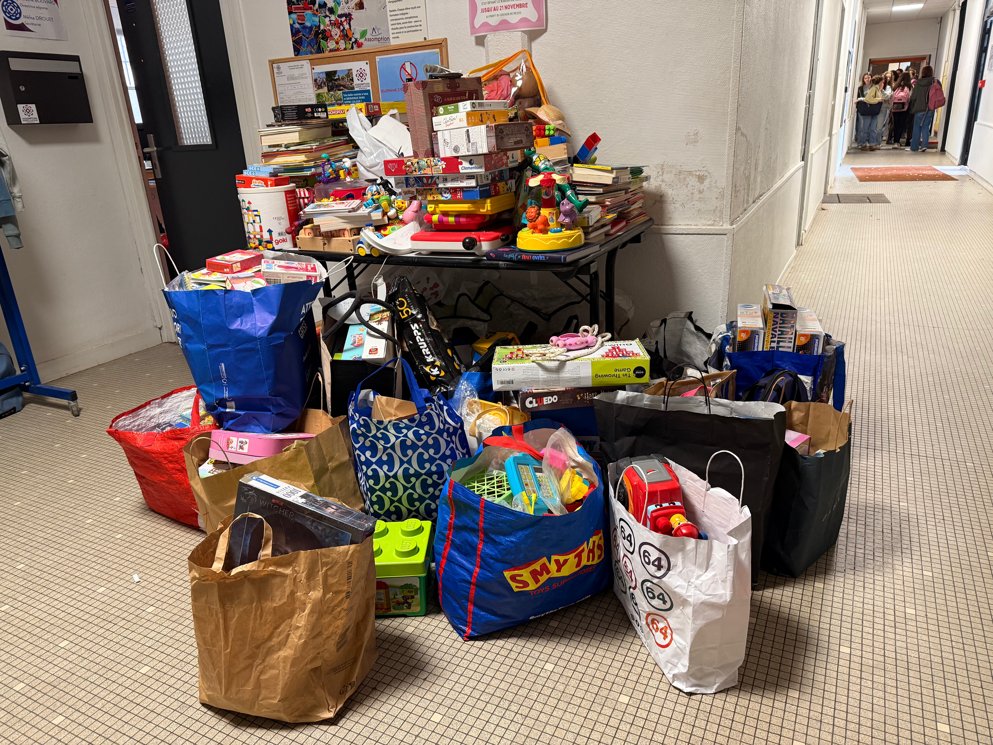 Collecte de jeux et de jouets