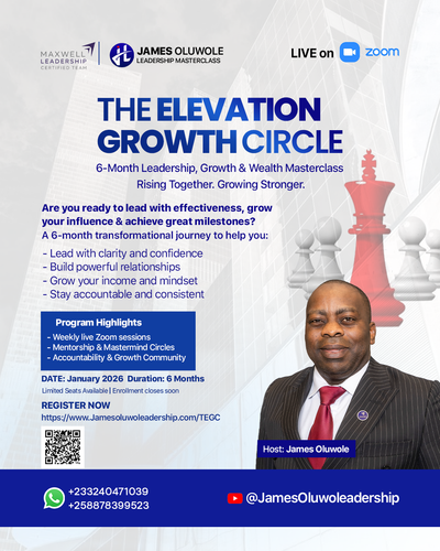 Elevation Growth Circle By James Oluwole