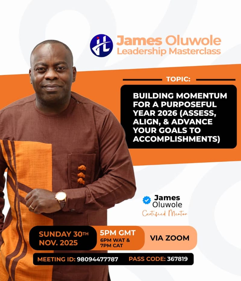 Building momentum For A Purposeful Year 2026