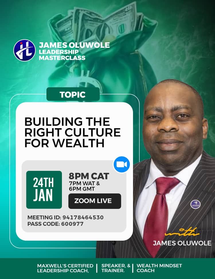 Building The Right Culture For Wealth