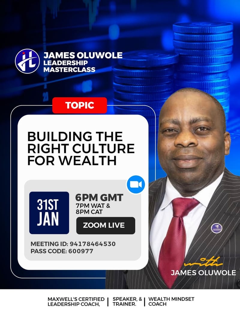 Building The Right Culture For Wealth