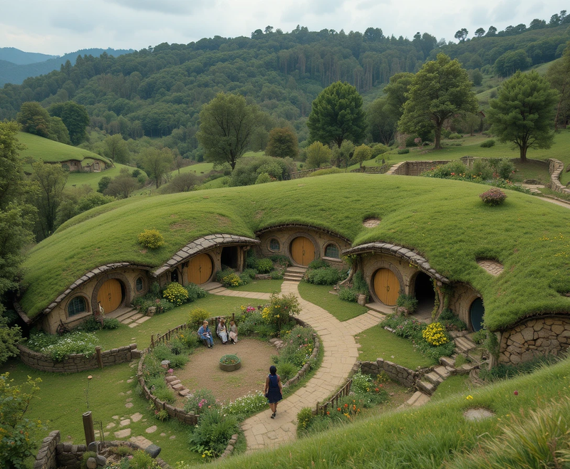 Hobbithaus Siedlungen