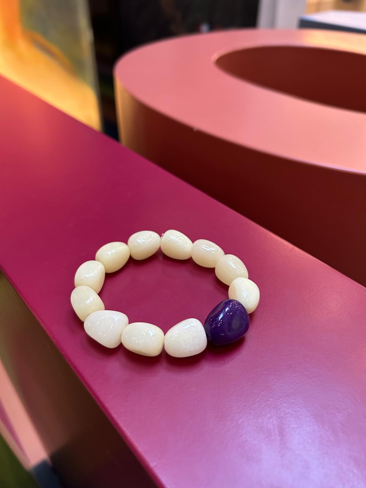 CHAROITE & YELLOW JASPER crystal