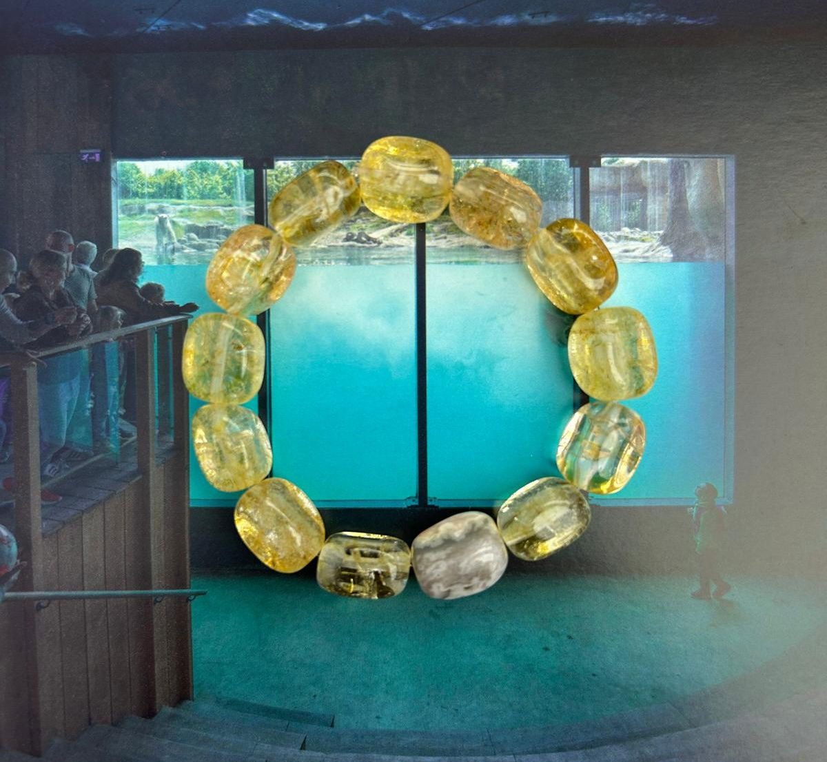 YELLOW AGATE crystal