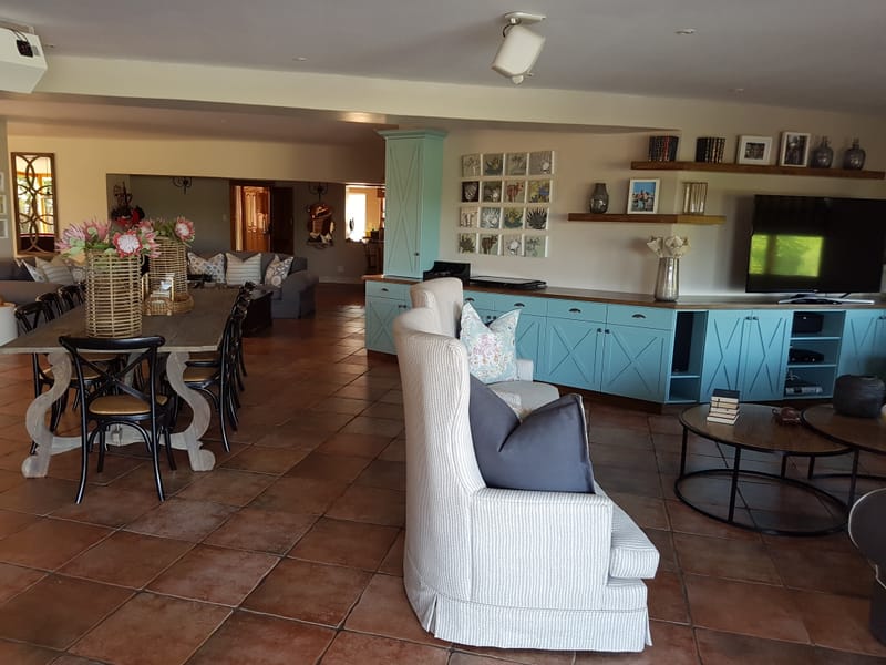 Living Area and Bar Pool Table Area