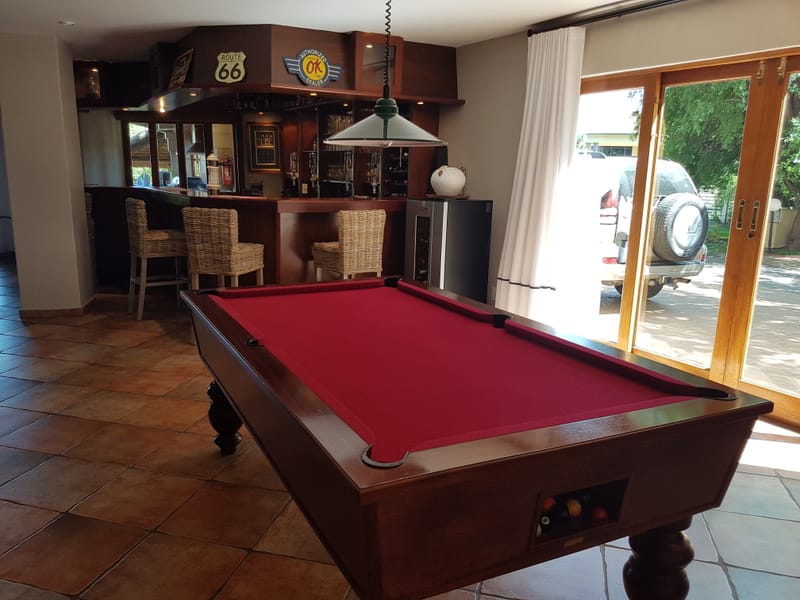 Living Area and Bar Pool Table Area