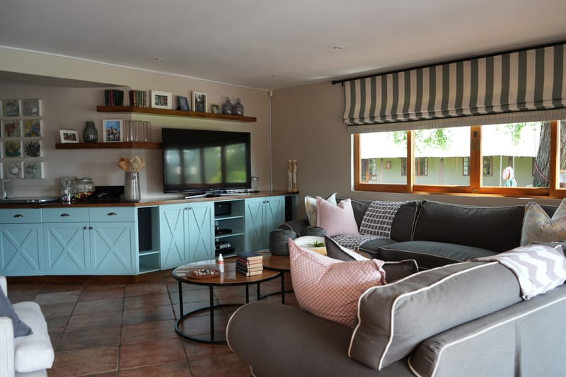 Living Area and Bar Pool Table Area