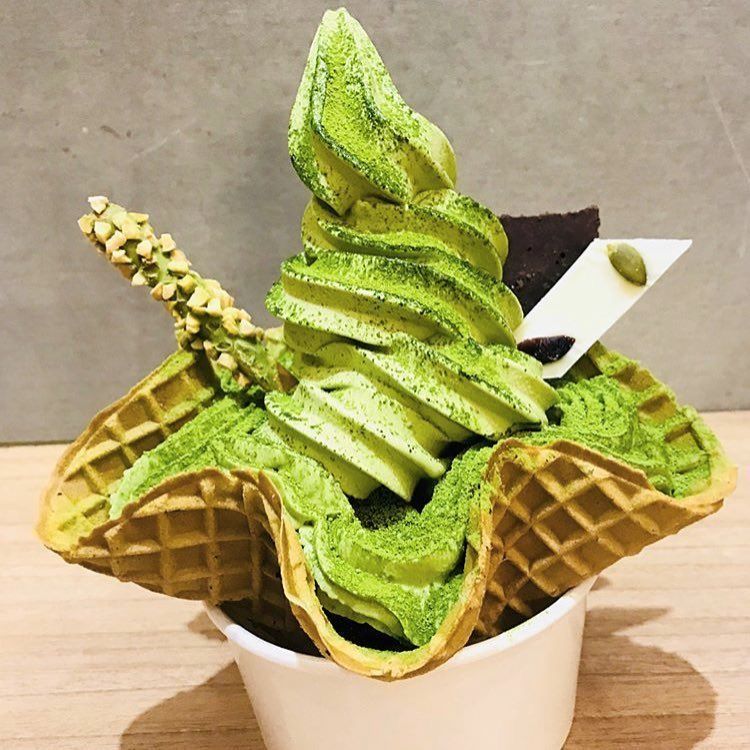 Matcha Monaka Ice Cream