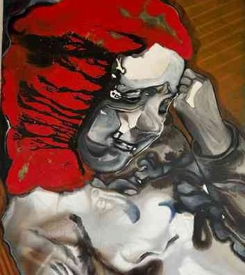 Lady in red - Maya Bloch