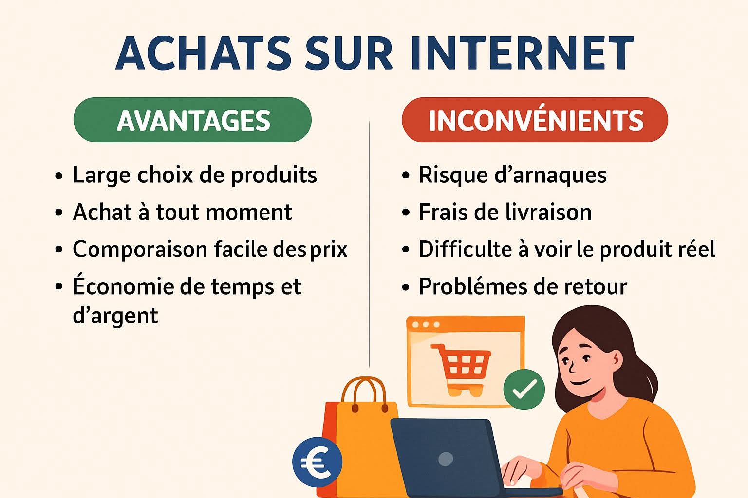 💻🛒 Achats en ligne : bonne ou mauvaise idée ? On fait le point ! 📦📱