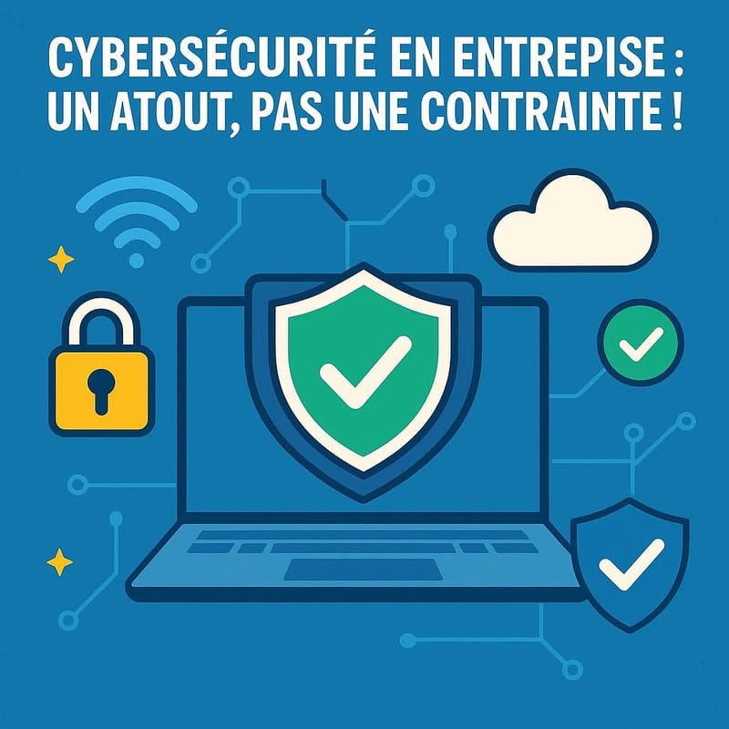 🔐Cybersécurité en entreprise : un atout, pas une contrainte !