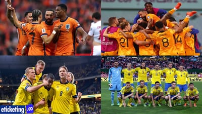 Netherlands vs Sweden Tickets: Three-time World Cup finalist the Netherlands faces Japan Sweden and Tunisia in Group F