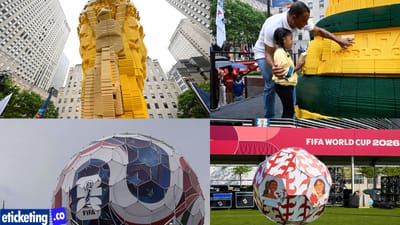 World Cup Tickets: LEGO unveils world's largest brick-built FIFA World Cup Trophy in New York