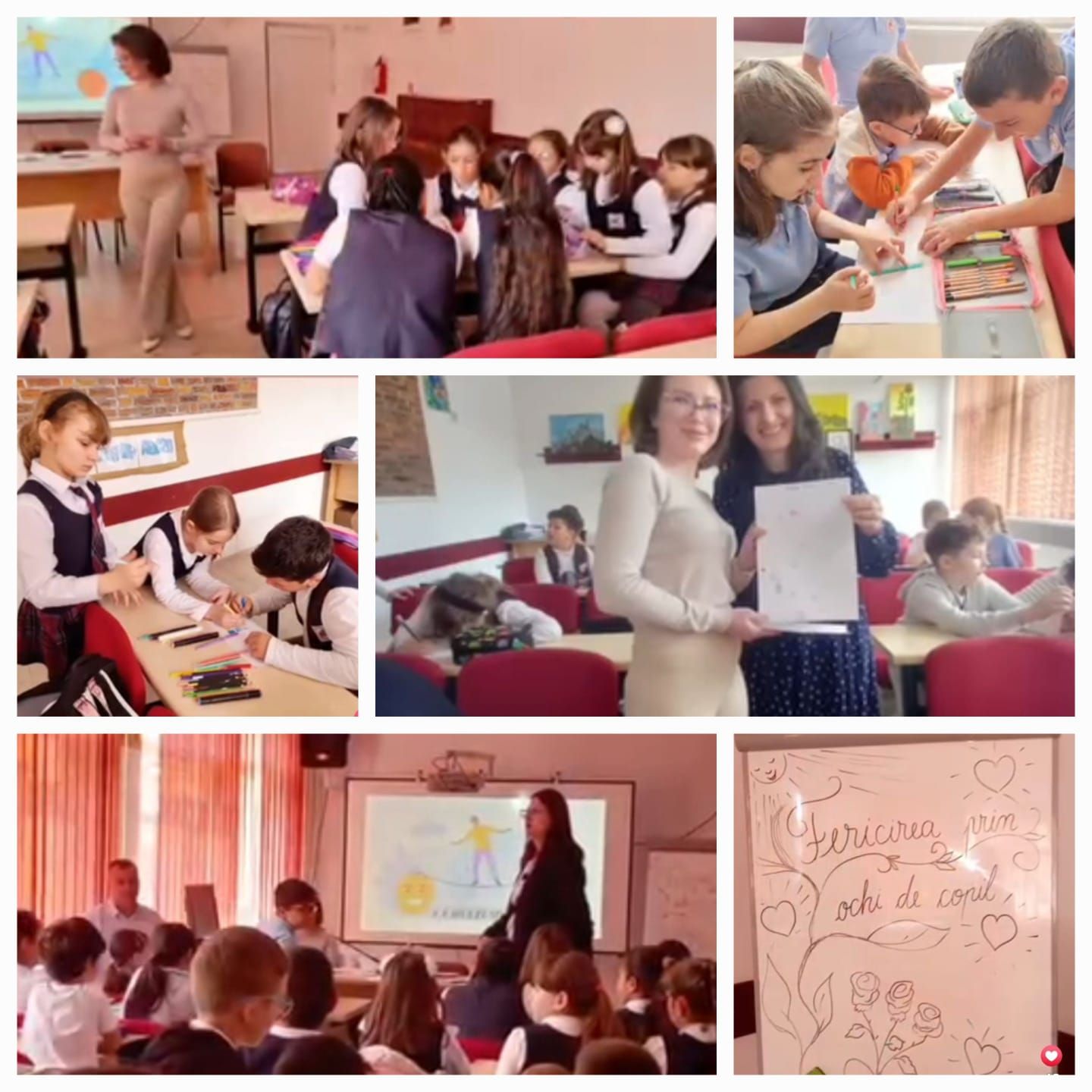 În cadrul proiectului de parteneriat educațional “Fericirea prin ochi de copil”, desfășurat la Școala Gimnazială “Sfântul Nicolae” din Târgu Jiu, s-a organizat o activitate cu totul specială, care a adus zâmbete, emoție și inspirație participanților.