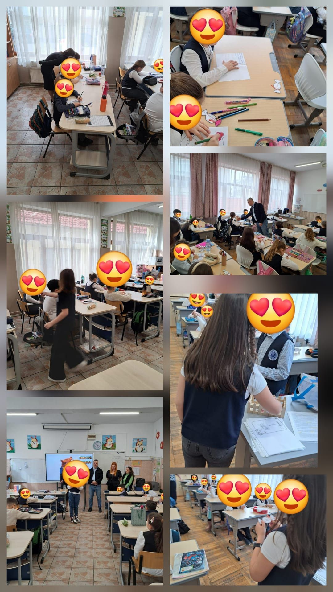 Activitate educativă dedicată primăverii și tradiției Mărțișorului, în care elevii au descoperit bucuria complimentelor, a aprecierii și a mesajelor de recunoștință oferite celor dragi.