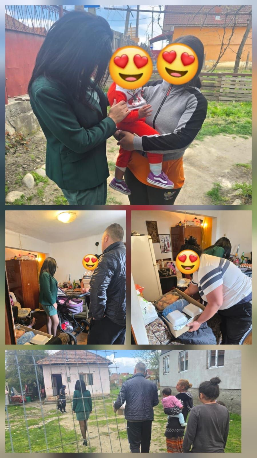 Acțiune de sprijin desfășurată în pragul Sărbătorilor de Paște, prin acordarea de alimente familiilor vulnerabile, menită să ofere ajutor concret și să transmită un mesaj de solidaritate, grijă și speranță în comunitate.