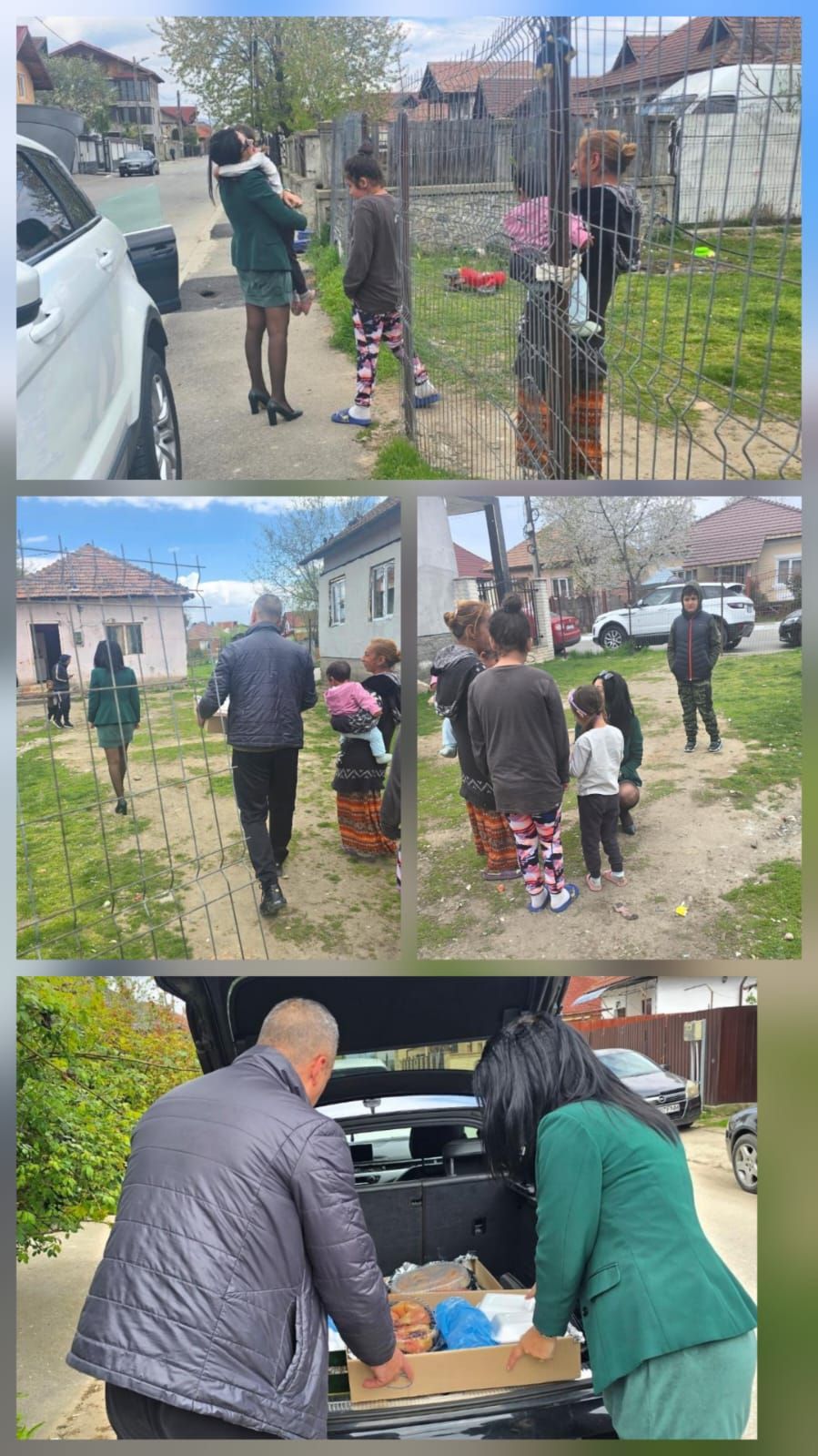 Acțiune de sprijin desfășurată în pragul Sărbătorilor de Paște, prin acordarea de alimente familiilor vulnerabile, menită să ofere ajutor concret și să transmită un mesaj de solidaritate, grijă și speranță în comunitate.